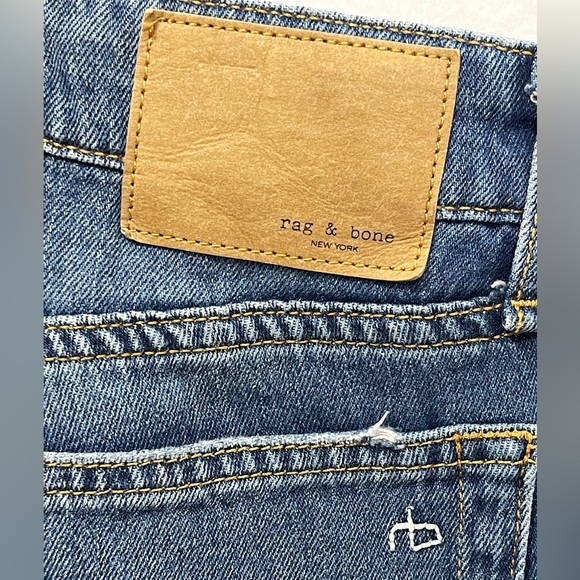 Rag & Bone Dre Low Rise Slim Boyfriend Denim Jeans Blake Cotton Size 27 - Picture 7 of 12